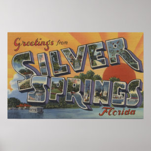 Pôster Silver Springs, Florida - grandes cenas 2 da letra