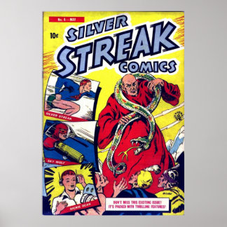 Poster Silver Streak História em quadrinhos 004 paper8fic