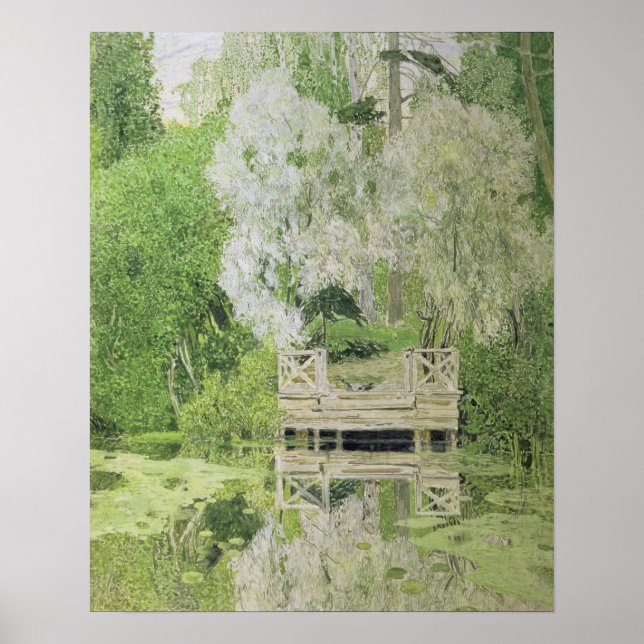 Pôster Silver White Willow, 1904 (Frente)