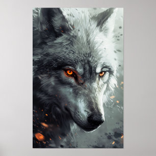 Poster Silver Wolf Chaos 1 AR 916