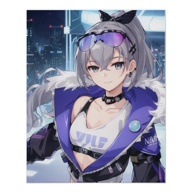 Pôster Silver Wolf fan art 1 (Frente)