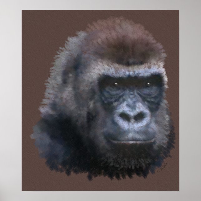 Pôster Silverback Gorilla (Frente)