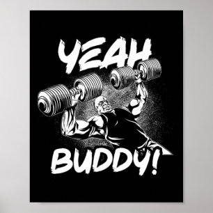 Poster Sim Buddy - Ronnie Coleman Db Bench Press Gym Mot