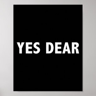 Poster Sim Caro - Slogan Sarcástico Engraçado