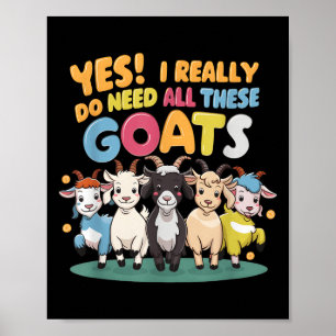 Poster Sim, Eu Realmente Preciso de Todos Esses Animais d