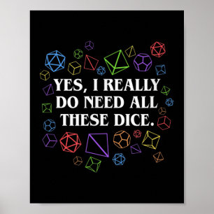 Poster Sim, eu realmente preciso de todos esses dados de