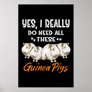 Poster Sim, Eu Realmente Preciso De Todos Estes Porcos De