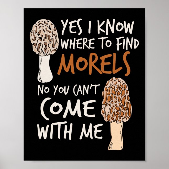 Poster Sim, Eu Sei Onde Encontrar Os Moréis Que Coguei (Frente)