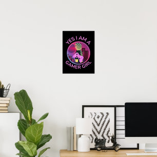 POSTER SIM EU SOU UMA GAROTA GAMER