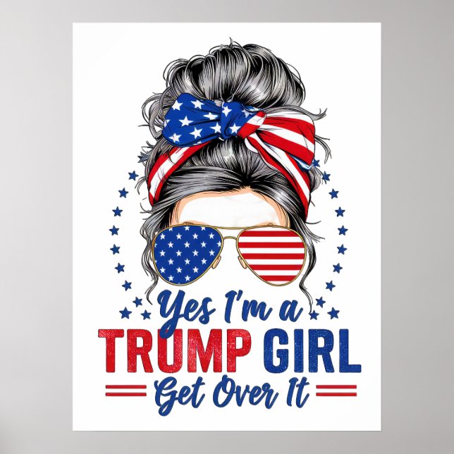 Poster Sim, eu sou uma Trump Girl (Frente)