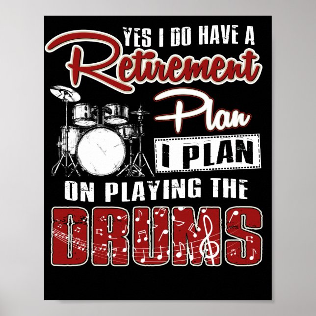 Poster Sim, Eu Tenho Um Plano De Aposentadoria Eu Planejo (Frente)