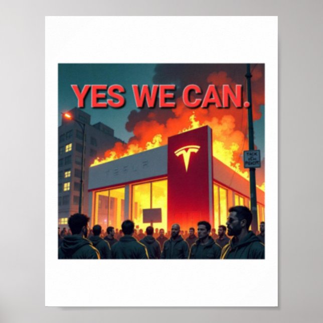 Poster Sim Nós Podemos Adesivo (Frente)