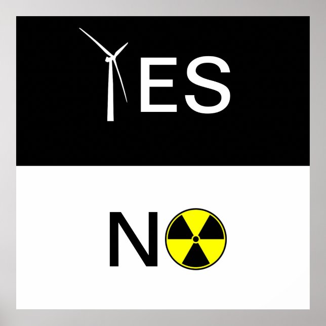 POSTER "SIM" PARA ENERGIA LIMPA (Frente)