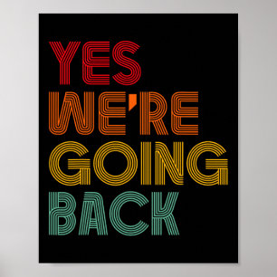 Poster Sim, vamos voltar a votar pelo presidente Trump em