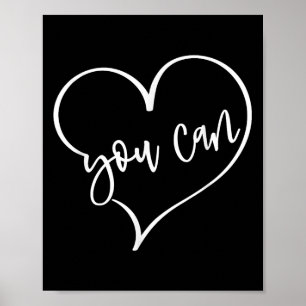 Poster Sim Você Pode Fazer Qualquer Coisa Motivação Para