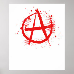 Poster símbolo-anarquia 2