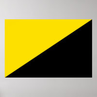 Símbolo anarquista da bandeira do capitalismo anar