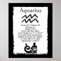 Símbolo astrologico Aquário Horoscópio Zodiac Símb