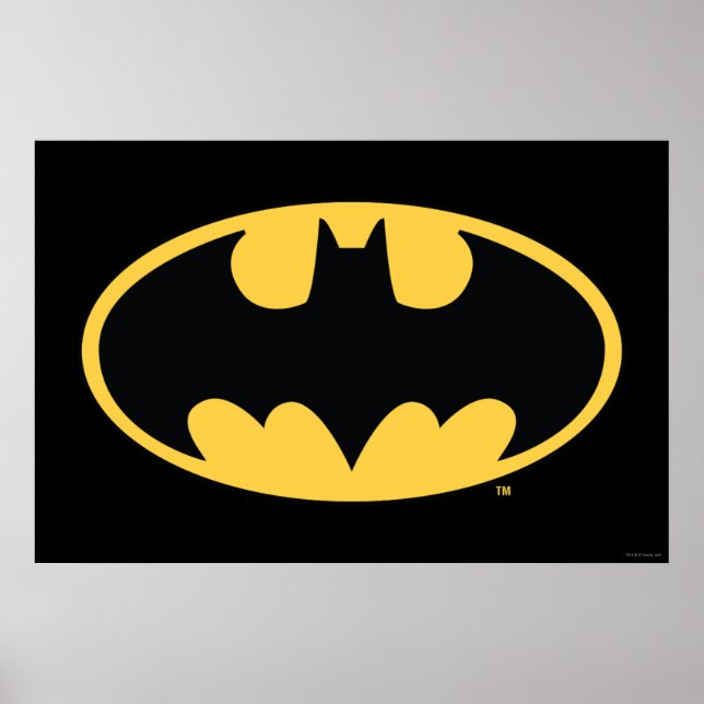 Poster Símbolo Batman | Logotipo Oval (Frente)