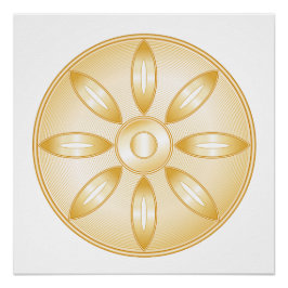 Pôster Símbolo budista