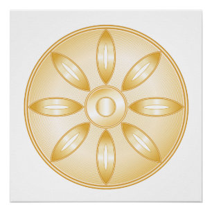 Pôster Símbolo budista