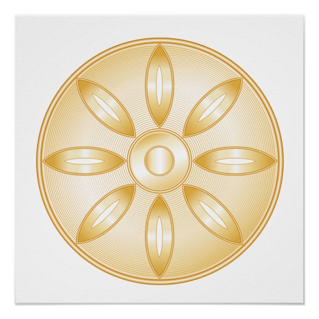 Pôster Símbolo budista (Frente)