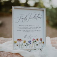 Símbolo Colorir da Família de Flores Selvagens