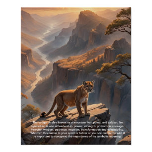 Pôster Símbolo Cougar