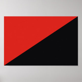 Poster símbolo da anarquia punk comunismo socialismo verm