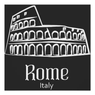 Pôster Símbolo da cidade de Roma Itália