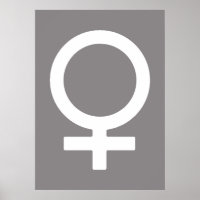 Símbolo da mulher de titânio