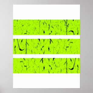 Poster Símbolo de 3 linhas legal   Uniformidade e Harmoni