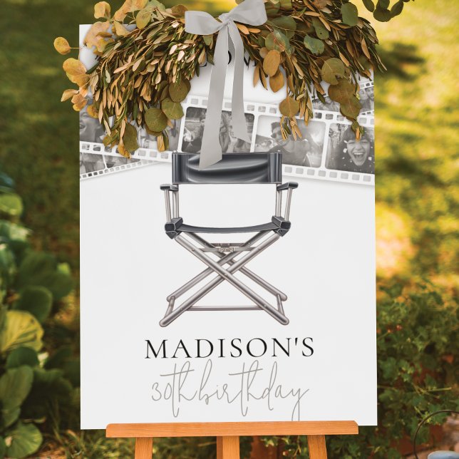 Poster Símbolo de Aniversário Retroativo - Fita de Filme  (Criador carregado)