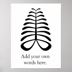 Pôster Símbolo de AYA   da resistência e da independên