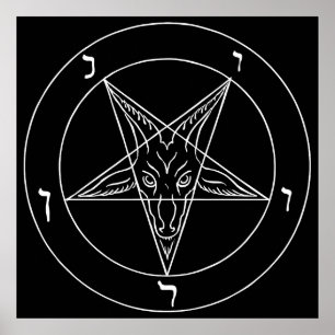 Poster Símbolo de Baphomet