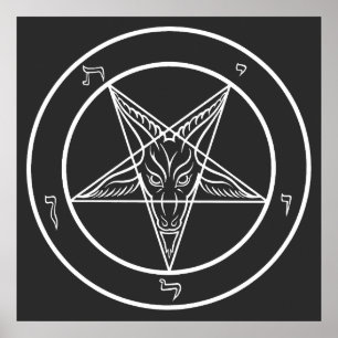 Poster Símbolo de Baphomet CoS 60cm