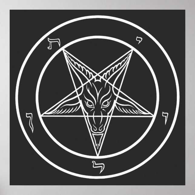 Poster Símbolo de Baphomet CoS 60cm (Frente)
