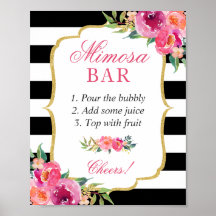 Símbolo de Bar Mimosa, Chá de panela Floral Rosa F