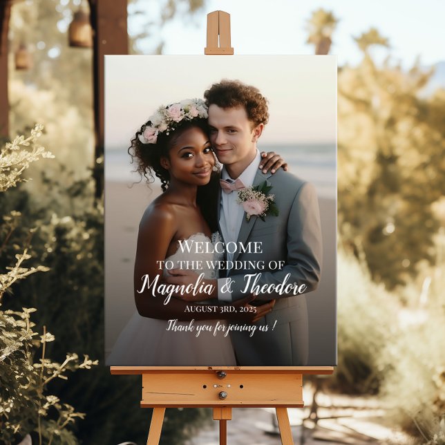 Poster Símbolo de boas-vindas do casamento fotográfico el (Criador carregado)