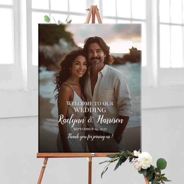 Poster Símbolo de boas-vindas do casamento fotográfico el (Criador carregado)