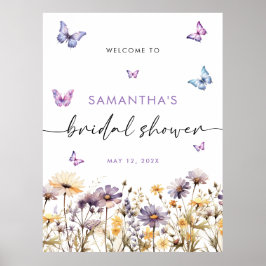 Poster Símbolo de boas-vindas do Chá de panela das borbol