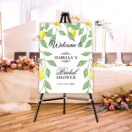 Poster Símbolo de boas-vindas do Chá de panela Limon Boho