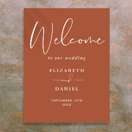 Poster Símbolo de Boas-vindas do Elegante Moderno Terraco