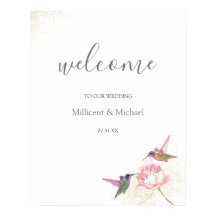 Símbolo de boas-vindas Dourado Watercolor