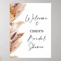 Símbolo de Bohemian Floral Pampas Chá de panela