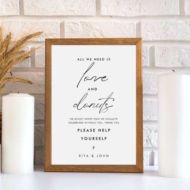 Poster Símbolo de Bolo de Casamento de Bar de Dunot Minim (Criador carregado)