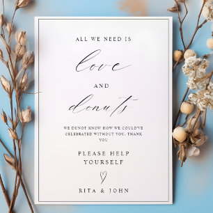 Poster Símbolo de Bolo de Casamento de Bar Dunot para Cal