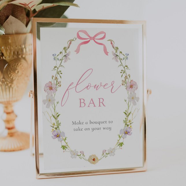 Poster Símbolo de Buquê de flor e borboletas Flor (Criador carregado)