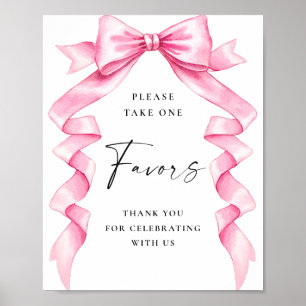 Poster Símbolo de Casamento do Arco Rosa Elegante Favorec