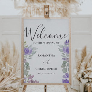 Poster Símbolo de Casamento Floral Russo Eucalyptus & Pur
